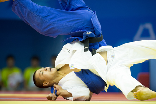 日本柔道选手积极备战